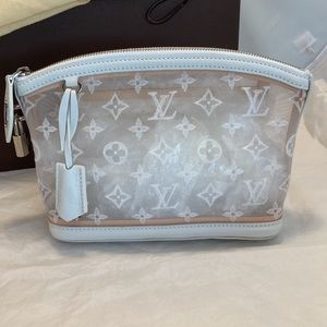 LOUIS Vuitton Limited Edition Transparence Lockit Clutch